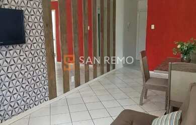 Imagem: O apartamento possui 2 Dormitórios, 1 Banheiro, 1 Vaga na garagem