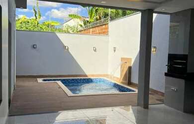 Imagem 16: Casa moderna completa com piscina, churrasqueira e suíte master