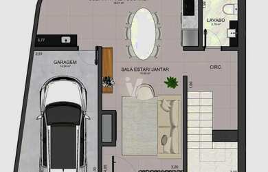 Imagem 3: Casa em construção com 3 dormitórios e churrasqueira no Residencial...