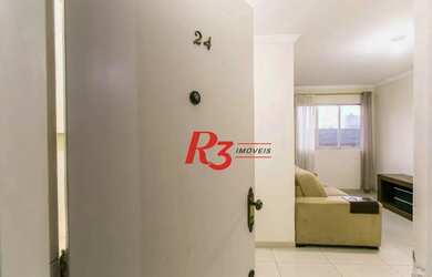 Imagem 3: Apartamento com 1 dormitório para alugar, 50 m² - Vila Matias - Santos/SP