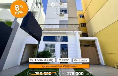 Imagem: O apartamento possui 2 Dormitórios, 2 Banheiros, 1 Vaga na