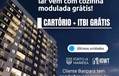 Imagem: O apartamento possui 3 Dormitórios, 1 Banheiro, 1 Vaga na garagem