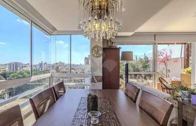 Imagem: O apartamento na cobertura possui 2 Dormitórios, 3 Banheiros