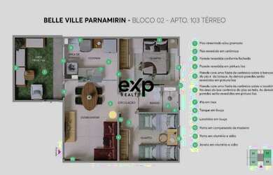 Imagem 11: Apartamentos no Belle Ville em Parnamirim, na Região do Jockey Club com...