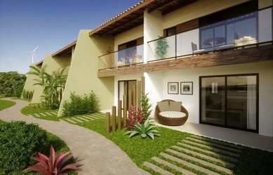 Imagem: A casa em condomínio possui 3 Dormitórios, 3 Banheiros, 2