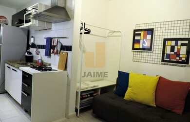 Imagem 3: APARTAMENTO. Imóvel mobiliado, Área de serviço, 32m² de Áreae1 Banheiro