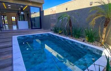 Imagem: A casa em condomínio possui 3 Dormitórios, 5 Banheiros, 4