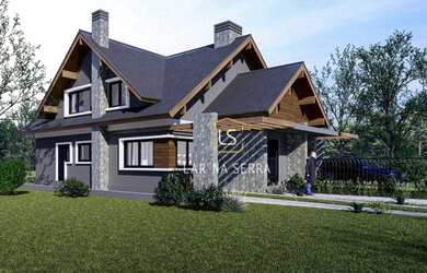 Imagem: A casa possui 3 Dormitórios, 4 Banheiros, 1 Vaga na garagem