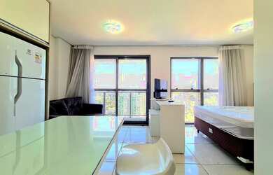 Imagem: O apartamento possui 1 Dormitório, 1 Banheiro, 30m² de Área