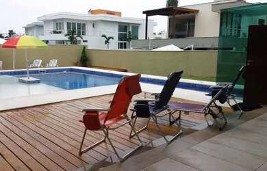 Imagem: A casa em condomínio possui 4 Dormitórios, 5 Banheiros, 4