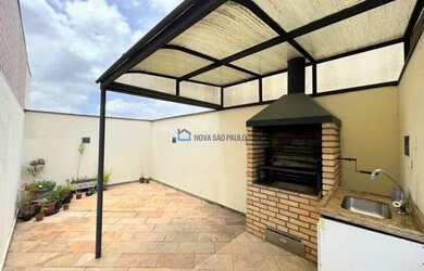 Imagem: O apartamento na cobertura possui 4 Dormitórios, 5 Banheiros