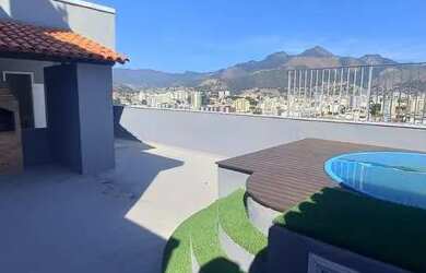 Imagem: O apartamento na cobertura possui 4 Dormitórios, 4 Banheiros