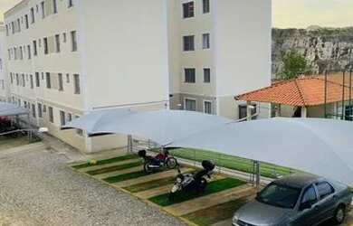 Imagem: O apartamento possui 2 Dormitórios, 1 Banheiro, 1 Vaga na garagem