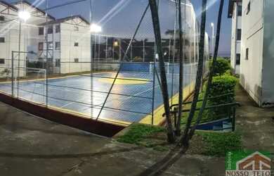 Imagem: O apartamento possui 2 Dormitórios, 1 Banheiro, 1 Vaga na garagem