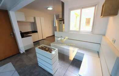 Imagem: O apartamento na cobertura possui 3 Dormitórios, 2 Banheiros