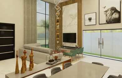 Imagem 10: Lindissima Casa 4 Suites no Alphaville 2 Area Gourmet c Piscina e Churrasqueira