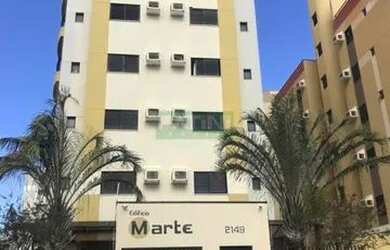 Imagem: O apartamento possui 1 Dormitório, 1 Banheiro, 1 Vaga na garagem