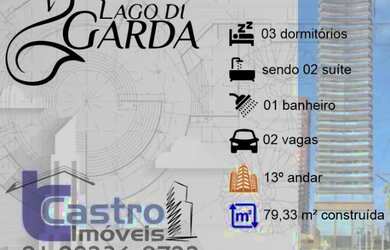 Imagem: O apartamento possui 3 Dormitórios, 3 Banheiros, 2 Vagas na