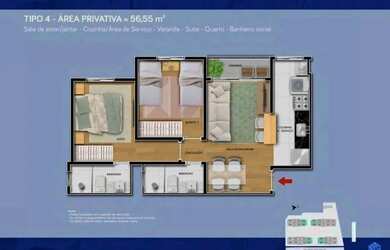 Imagem 13: Bosque do Serrano - Lançamento Bosque do Serrano . Aptos 2 qts ' Entrada parcelada em