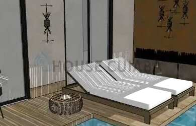 Imagem: A casa em condomínio possui 3 Dormitórios, 4 Banheiros, 2