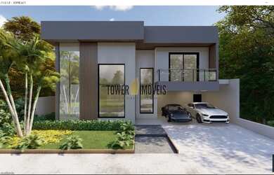 Imagem: A casa em condomínio possui 3 Dormitórios, 5 Banheiros, 4