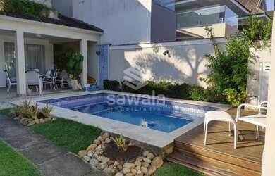 Imagem: A casa em condomínio possui 4 Dormitórios, 5 Banheiros, 4