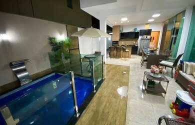 Imagem: A casa em condomínio possui 3 Dormitórios, 5 Banheiros, 2