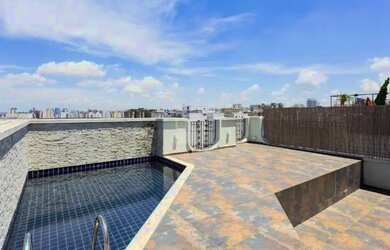 Imagem: O apartamento na cobertura possui 2 Dormitórios, 2 Banheiros