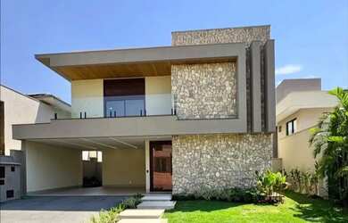 Imagem: A casa em condomínio possui 4 Dormitórios, 3 Banheiros, 3