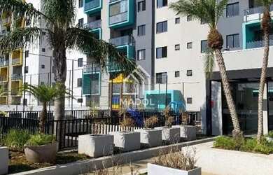 Imagem: O apartamento possui 2 Dormitórios, 1 Banheiro, 1 Vaga na garagem