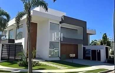 Imagem: A casa em condomínio possui 4 Dormitórios, 4 Banheiros, 3