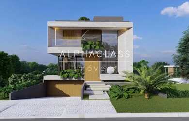 Imagem: A casa em condomínio possui 4 Dormitórios, 5 Banheiros, 4