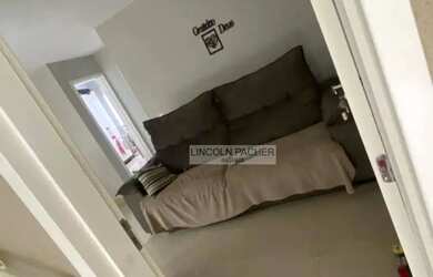 Imagem: O apartamento possui 2 Dormitórios, 1 Banheiro, 1 Vaga na garagem