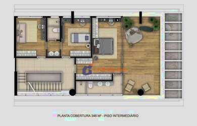 Imagem 5: Cobertura à venda, 348 m² por R$ 8.966.500,00 - Jardins - São Paulo/SP