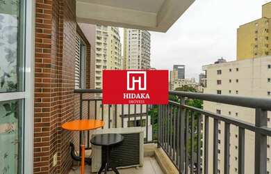 Imagem: O apartamento possui 1 Dormitório, 1 Banheiro, 2 Vagas na garagem