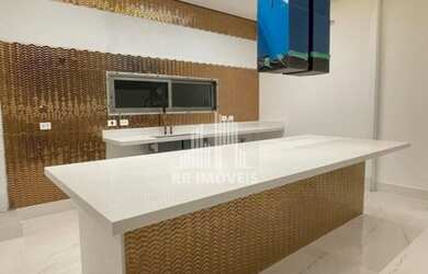 Imagem: A casa em condomínio possui 4 Dormitórios, 5 Banheiros, 5