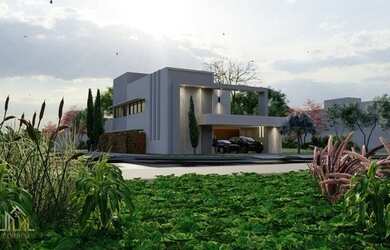 Imagem: A casa em condomínio possui 4 Dormitórios, 4 Banheiros, 2