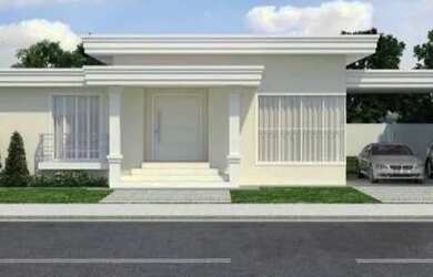 Imagem: A casa possui 3 Dormitórios, 2 Banheiros, 1 Vaga na garagem