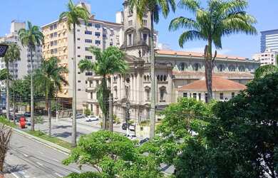 Imagem: O quarto está localizado em Vila Mathias, Santos para alugar