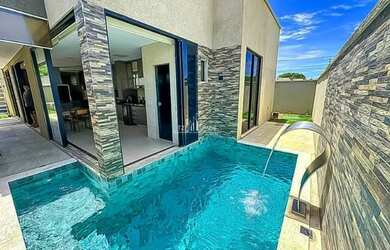 Imagem 11: Casa térrea com 03 suítes plenas, sendo master com closet, condomínio...