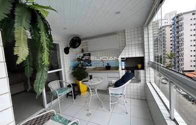 Imagem 2: Apartamento com 3 quartos, Guilhermina, Praia Grande - R$ 899 mil, Cod...