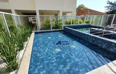 Imagem: O apartamento possui 1 Dormitório, 1 Banheiro, 1 Vaga na garagem