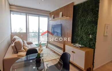 Imagem: O apartamento possui 2 Dormitórios, 1 Banheiro, 1 Vaga na garagem