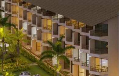 Imagem: O apartamento possui 1 Dormitório, 1 Banheiro, 1 Vaga na garagem