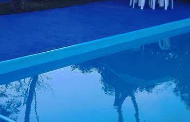 Imagem: A chácara possui 490m² de Área, Churrasqueira, Piscina, Varanda