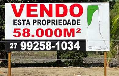 Imagem: A chácara possui 58.000m² de Área e está localizado em