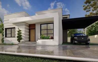 Imagem: A casa possui 3 Dormitórios, 2 Banheiros, 1 Vaga na garagem