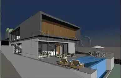 Imagem: A casa em condomínio possui 4 Dormitórios, 5 Banheiros, 5