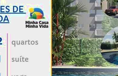 Imagem: O apartamento possui 2 Dormitórios, 1 Banheiro, 1 Vaga na garagem