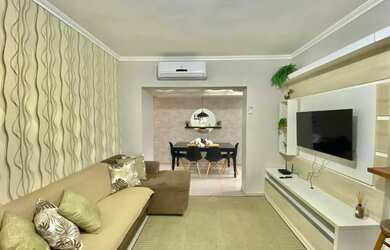 Imagem: O apartamento possui 1 Dormitório, 1 Banheiro, 1 Vaga na garagem